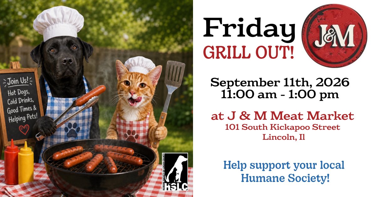 HSLC Friday Grill Out at J&M Meat Market flyer