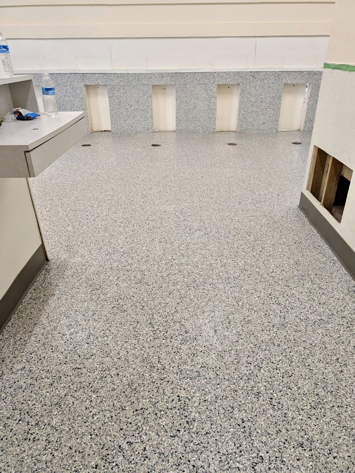 Dog Room New Floor New Kennels photo 3